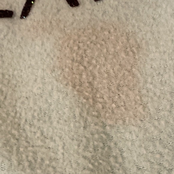 Teal “cupcakes for breakfast” shirt. Glitter font. Brand- pop up Size- M Girls - Picture 3 of 3